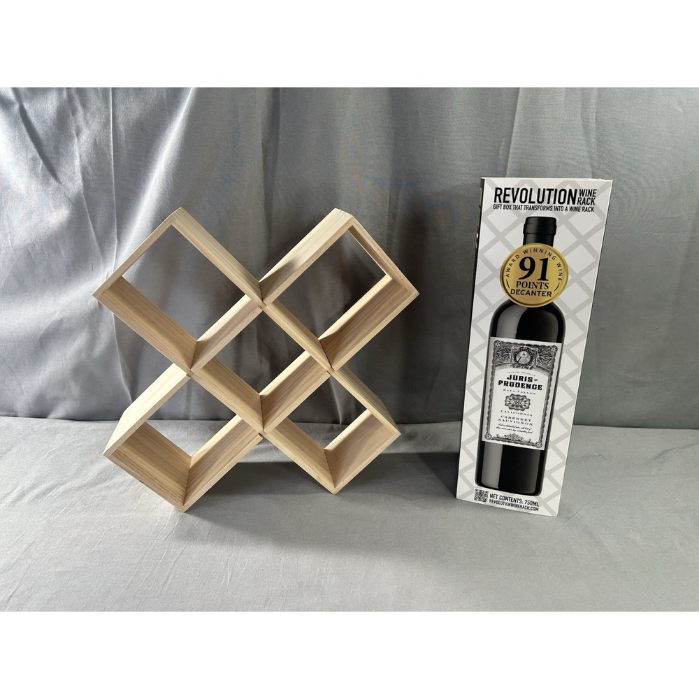 Revolution Wine Rack Gift Box Wine Not Included Napa Valley